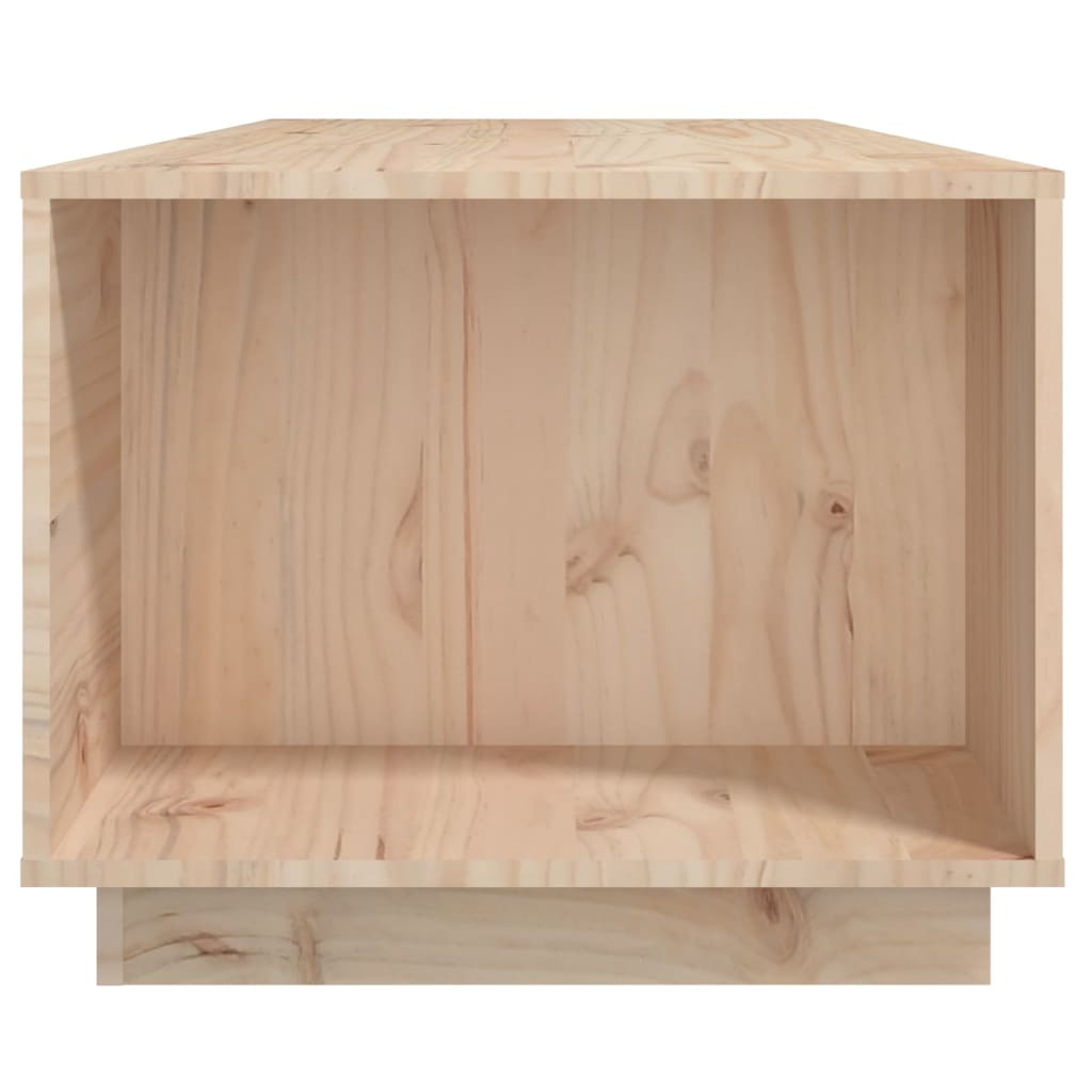 vidaXL Stolik kawowy, 110x50x40 cm, lite drewno sosnowe