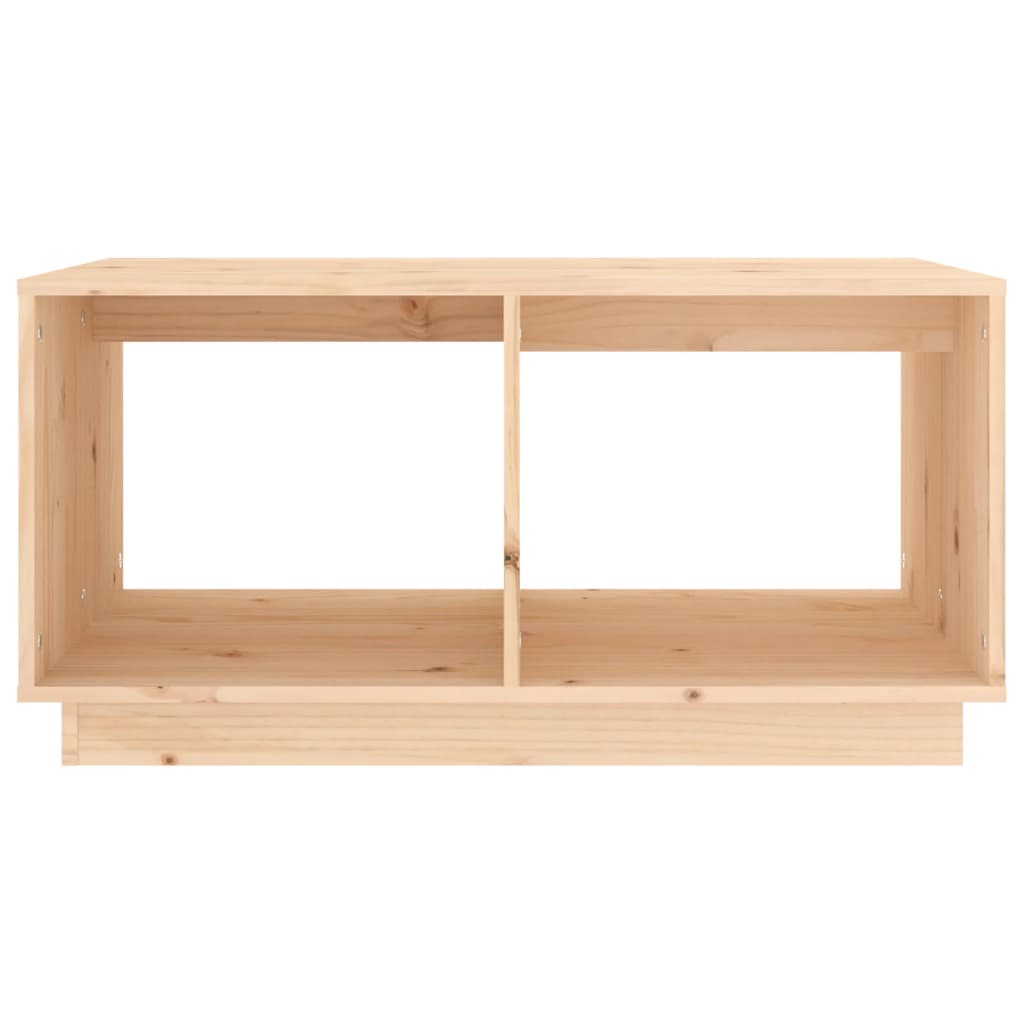 vidaXL Stolik kawowy, 80x50x40 cm, lite drewno sosnowe
