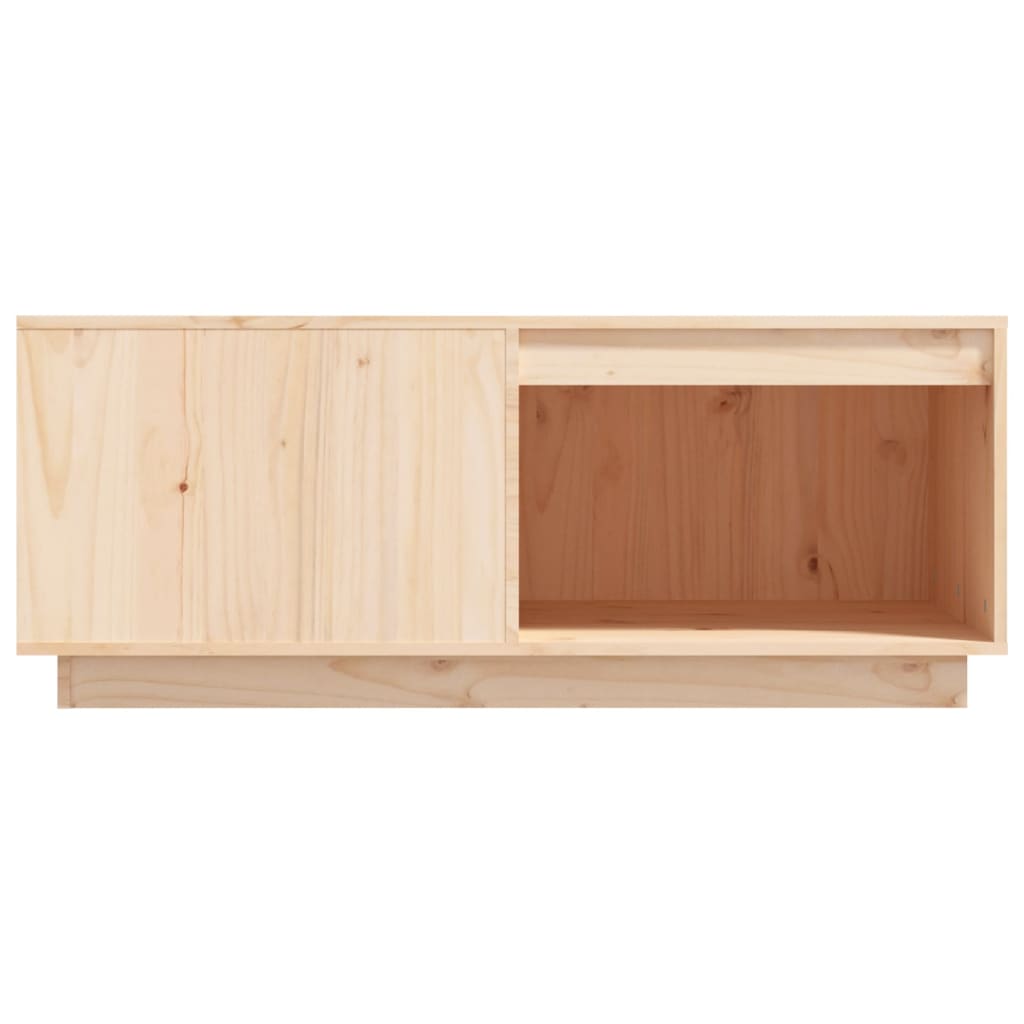 vidaXL Stolik kawowy, 100x101x40,5 cm, lite drewno sosnowe