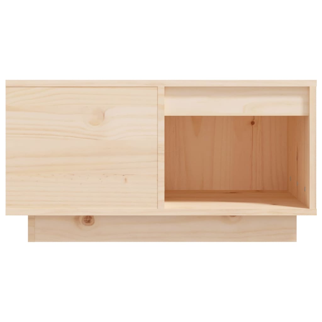 vidaXL Stolik kawowy, 60x61x32,5 cm, lite drewno sosnowe