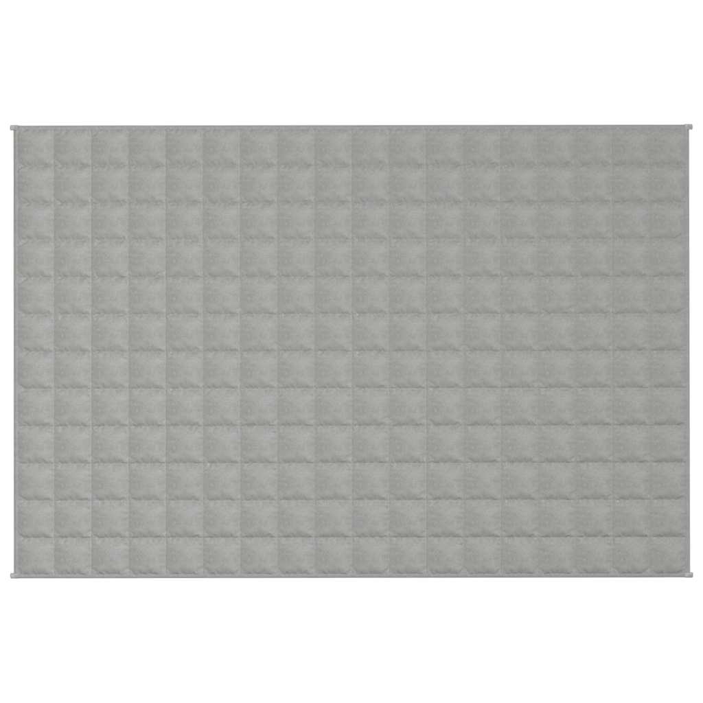 vidaXL Koc obciążeniowy, szary, 120x180 cm, 5 kg, tkanina