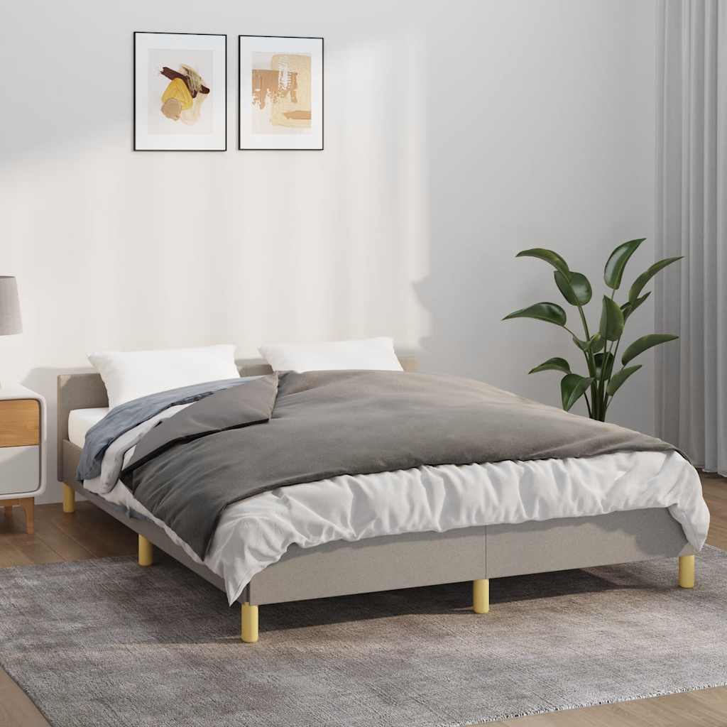 vidaXL Koc obciążeniowy z poszewką, szary, 120x180 cm, 9 kg, tkanina