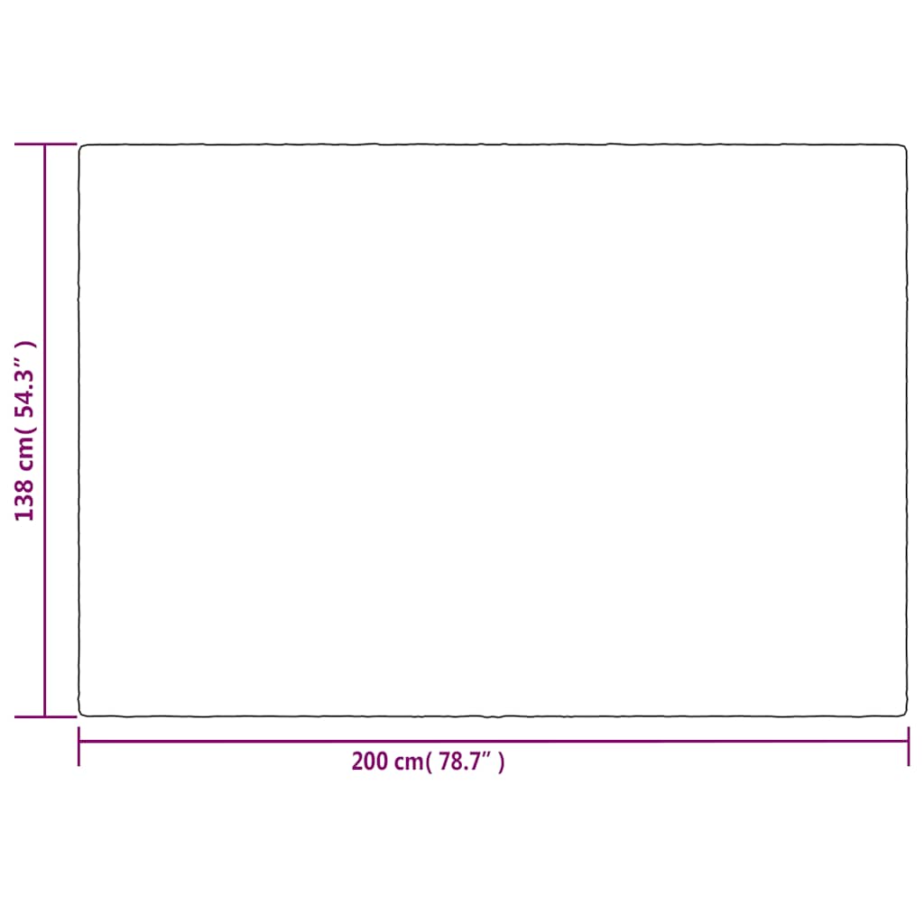 vidaXL Koc obciążeniowy z poszewką, szary, 138x200 cm, 6 kg, tkanina