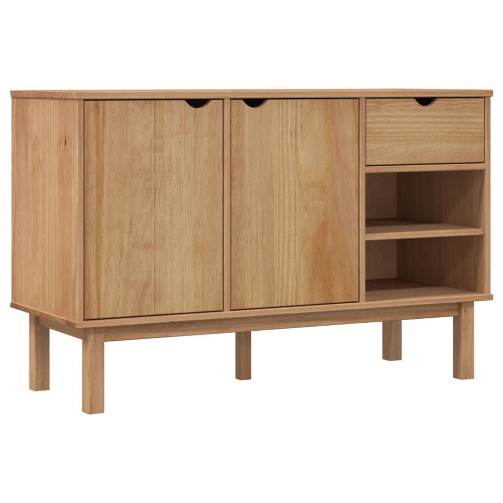 vidaXL Szafka OTTA, 114x43x73,5 cm, lita sosna