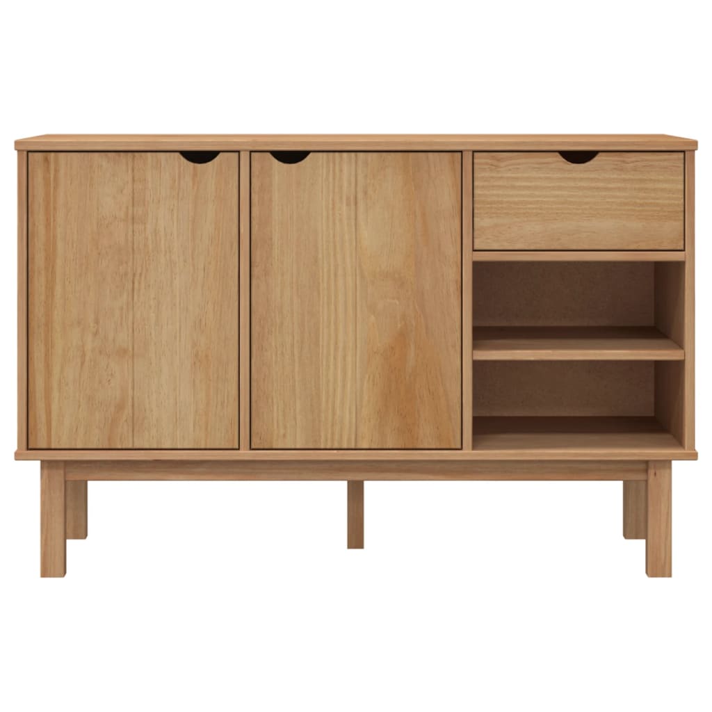 vidaXL Szafka OTTA, 114x43x73,5 cm, lita sosna