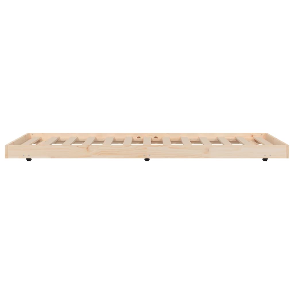 vidaXL Rama łóżka bez materaca, 90x190 cm, lite drewno sosnowe