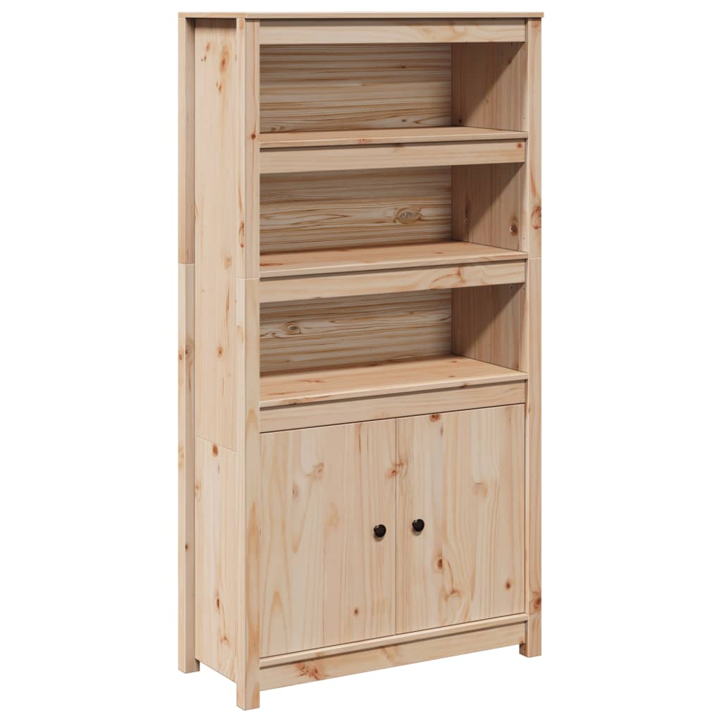 vidaXL Szafka, 80x35x154 cm, lite drewno sosnowe