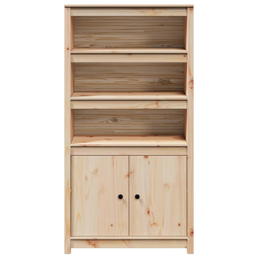vidaXL Szafka, 80x35x154 cm, lite drewno sosnowe