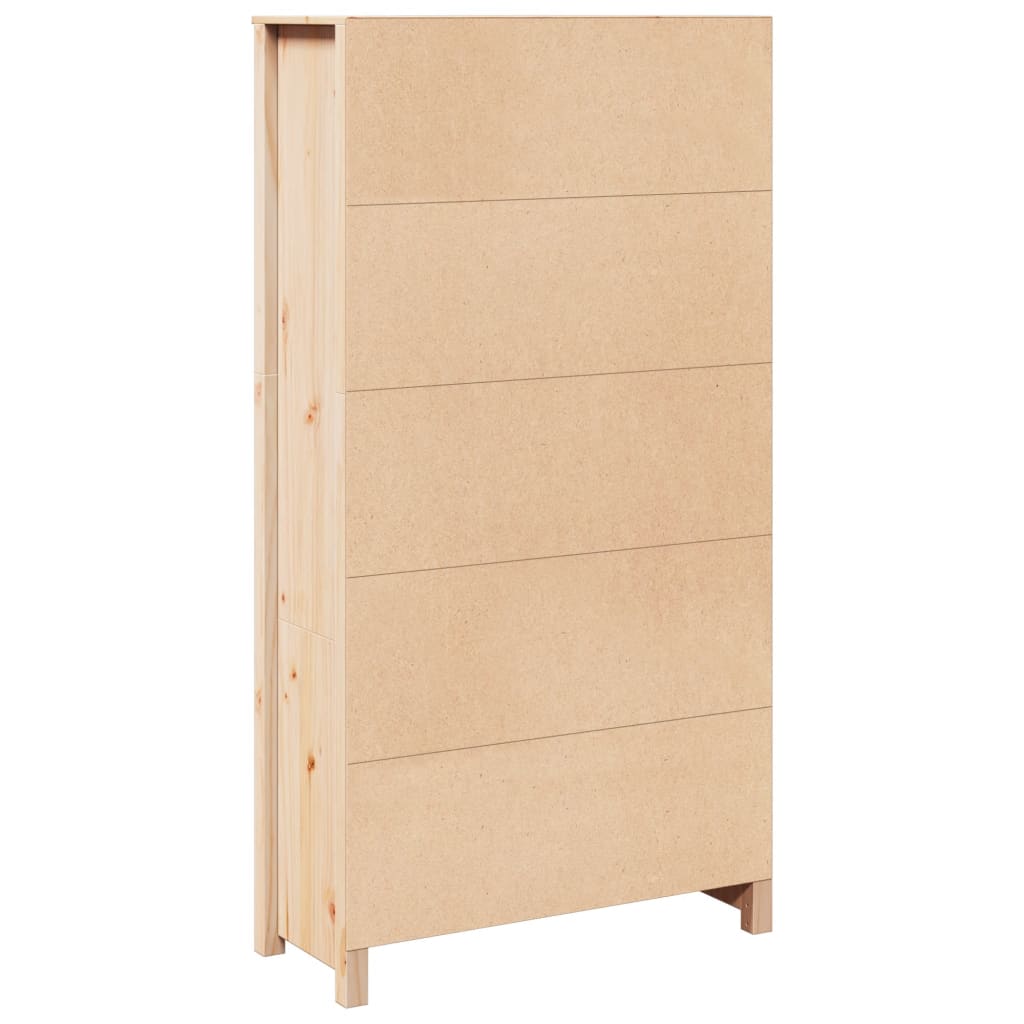 vidaXL Szafka, 80x35x154 cm, lite drewno sosnowe