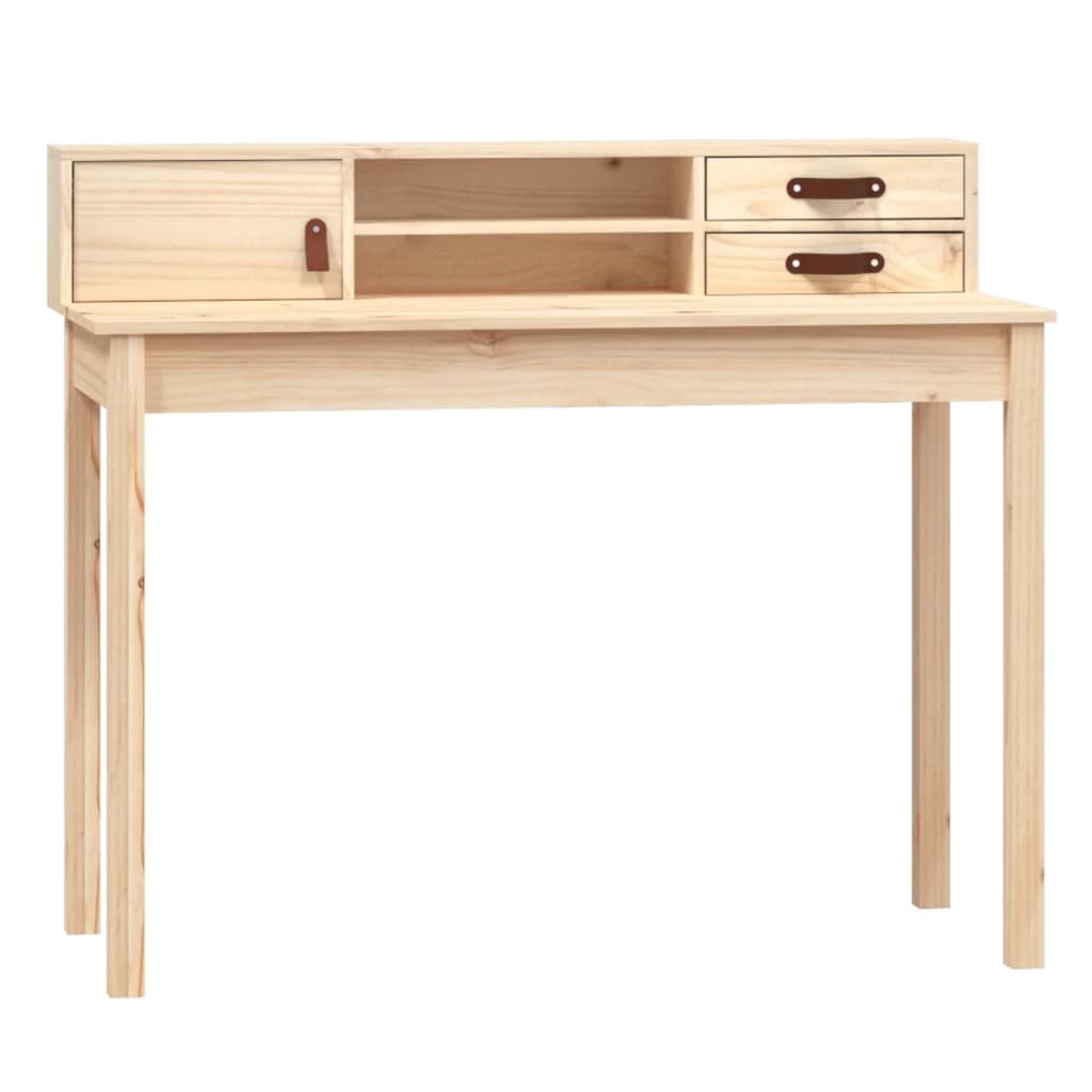 vidaXL Biurko 110x50x93 cm Drewno lite sosnowe