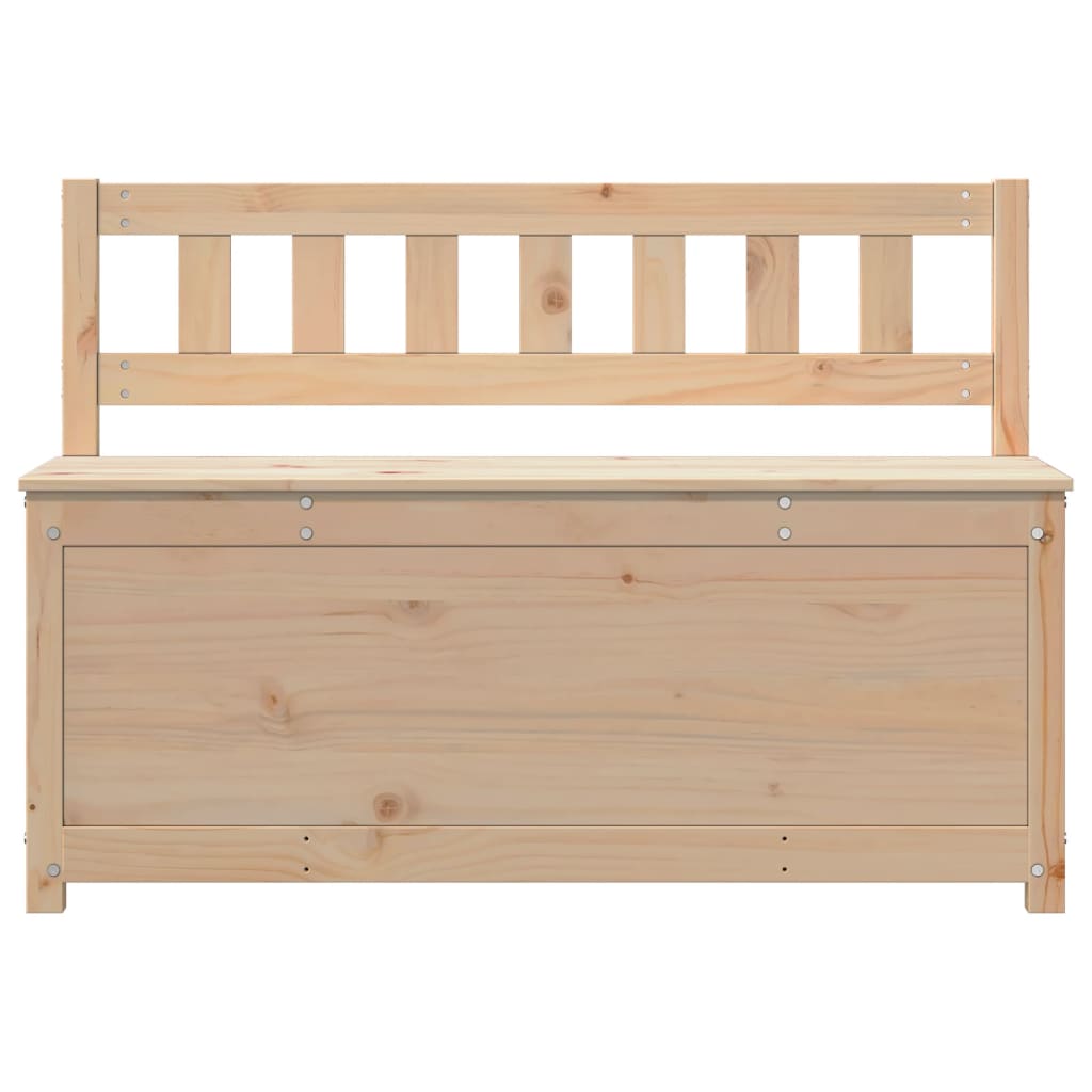 vidaXL Ławka, 110x41x76,5 cm, lite drewno sosnowe
