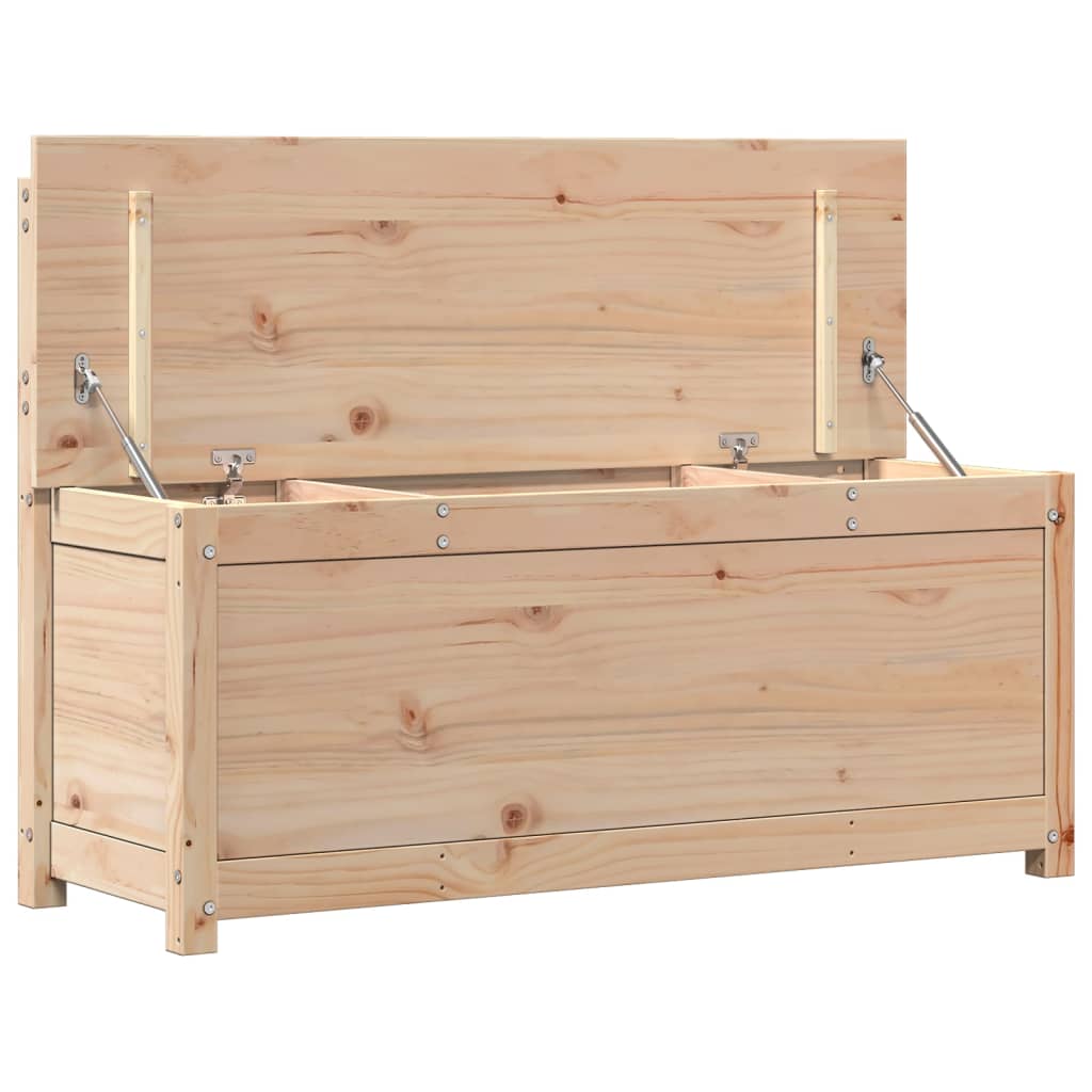 vidaXL Ławka, 110x41x76,5 cm, lite drewno sosnowe