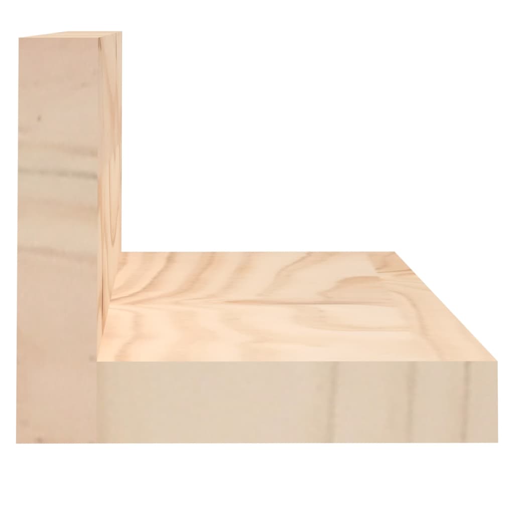 vidaXL Półki ścienne, 2 szt., 50x11x9 cm, drewno sosnowe