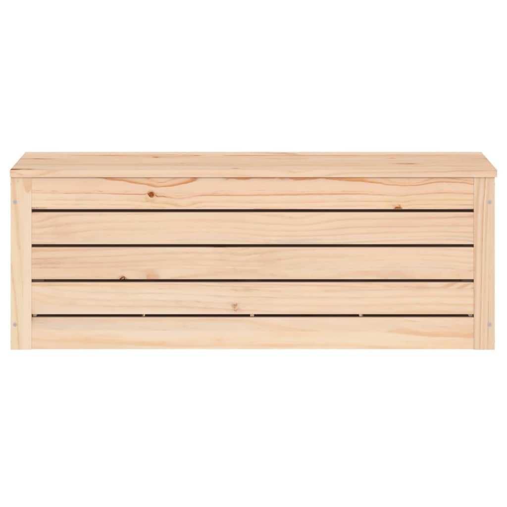 vidaXL Skrzynia do przechowywania, 89x36,5x33 cm, lita sosna