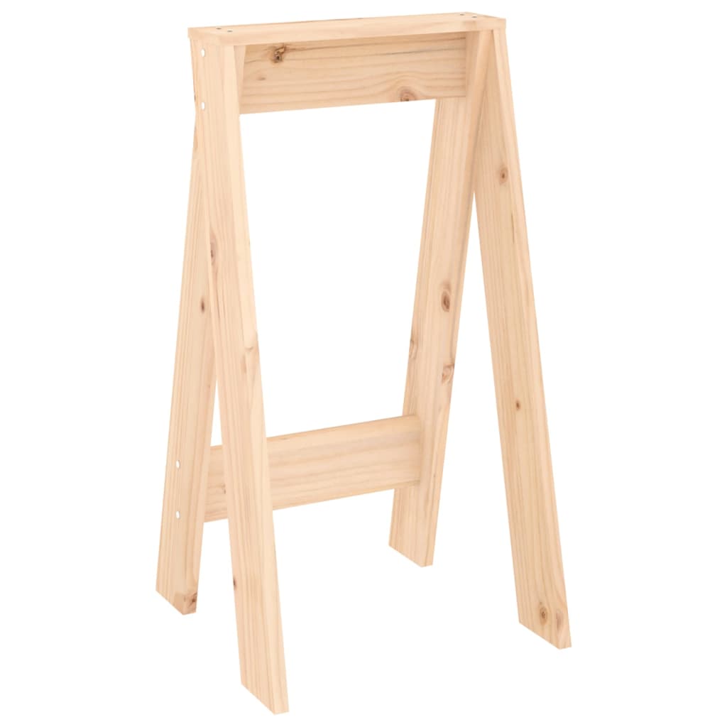 vidaXL Stołki, 2 szt., 40x40x75 cm, lite drewno sosnowe