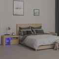 vidaXL Szafki z oświetleniem LED, 2 szt., dąb sonoma, 70x36,5x40 cm