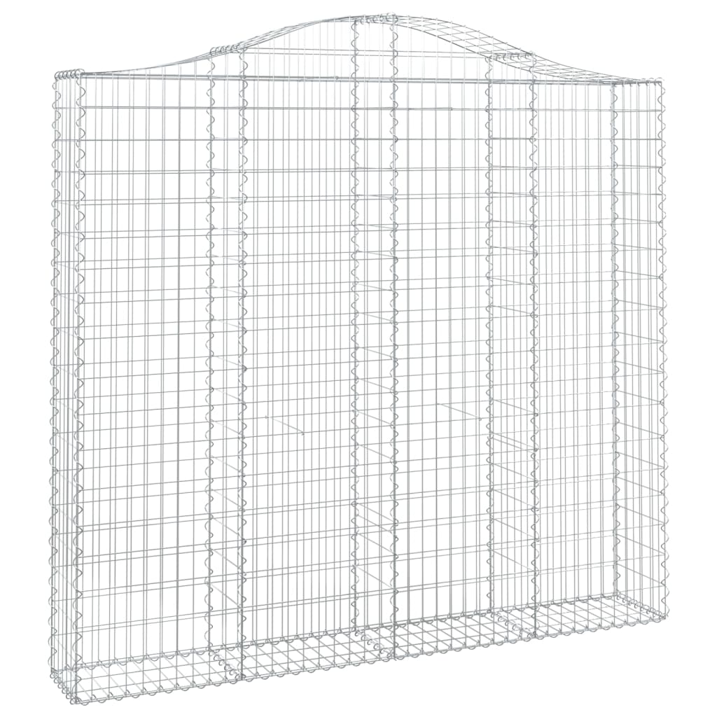 vidaXL Łukowaty kosz gabionowy 200x30x180/200 cm, galwanizowane żelazo