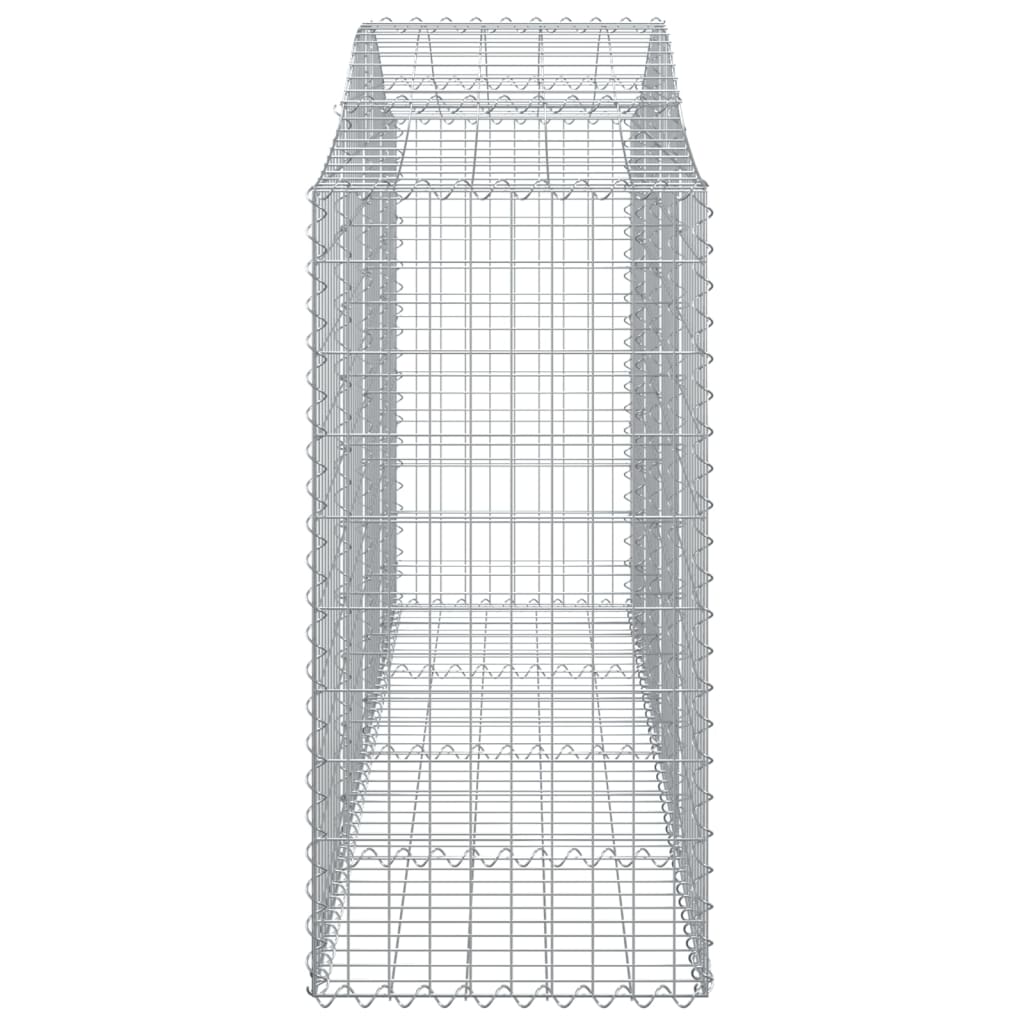 vidaXL Łukowaty kosz gabionowy 200x50x120/140 cm, galwanizowane żelazo