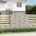 vidaXL Łukowaty kosz gabionowy 200x50x180/200 cm, galwanizowane żelazo