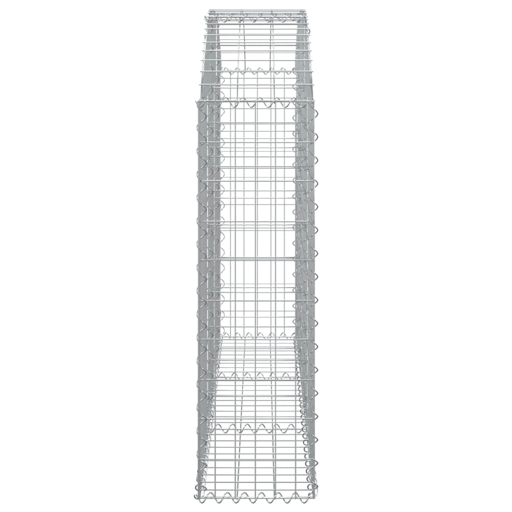 vidaXL Łukowaty kosz gabionowy 150x30x100/120 cm, galwanizowane żelazo