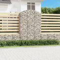 vidaXL Łukowaty kosz gabionowy 150x30x220/240 cm, galwanizowane żelazo