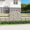 vidaXL Łukowaty kosz gabionowy 150x50x120/140 cm, galwanizowane żelazo