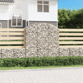 vidaXL Łukowaty kosz gabionowy 150x50x160/180 cm, galwanizowane żelazo