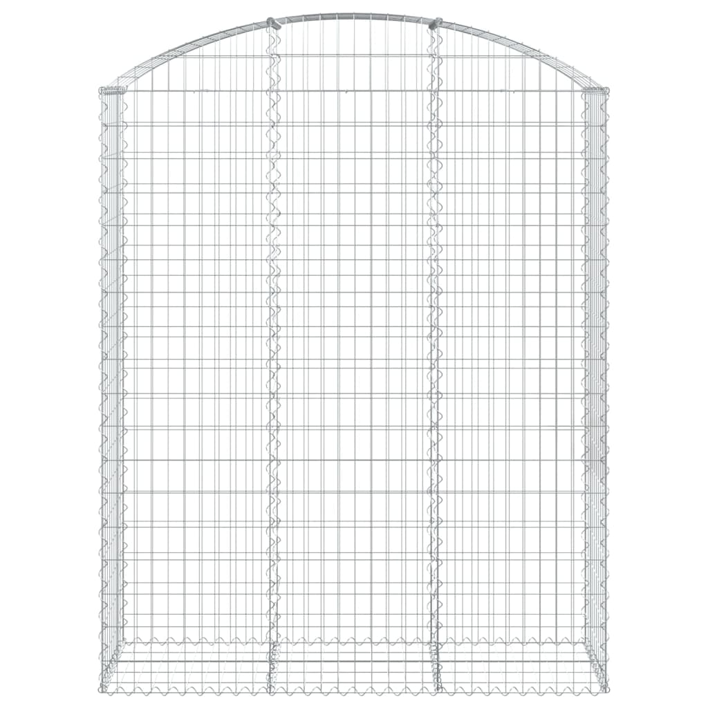 vidaXL Łukowaty kosz gabionowy 150x50x180/200 cm, galwanizowane żelazo