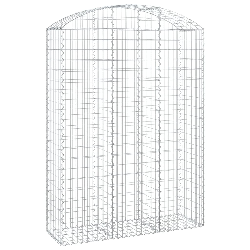 vidaXL Łukowaty kosz gabionowy 150x50x200/220 cm, galwanizowane żelazo