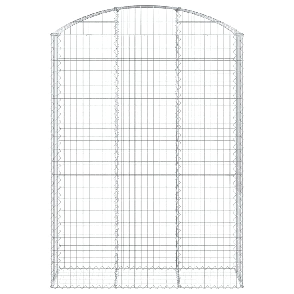 vidaXL Łukowaty kosz gabionowy 150x50x200/220 cm, galwanizowane żelazo