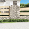 vidaXL Łukowaty kosz gabionowy 150x50x220/240 cm, galwanizowane żelazo