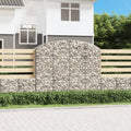 vidaXL Łukowaty kosz gabionowy 200x50x160/180 cm, galwanizowane żelazo