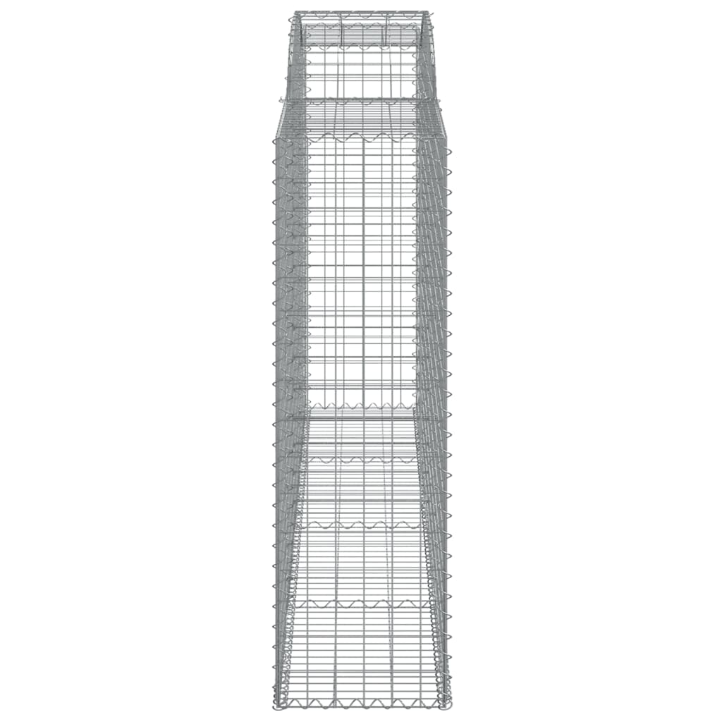 vidaXL Łukowaty kosz gabionowy 300x50x160/180 cm, galwanizowane żelazo