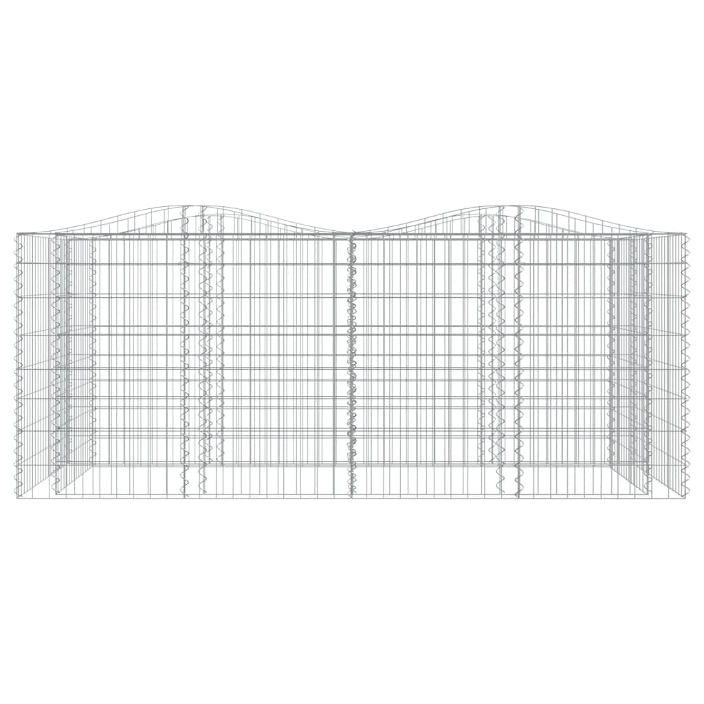 vidaXL Łukowaty kosz gabionowy, 200x100x100 cm, galwanizowane żelazo