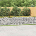 vidaXL Łukowaty kosz gabionowy, 600x100x100 cm, galwanizowane żelazo