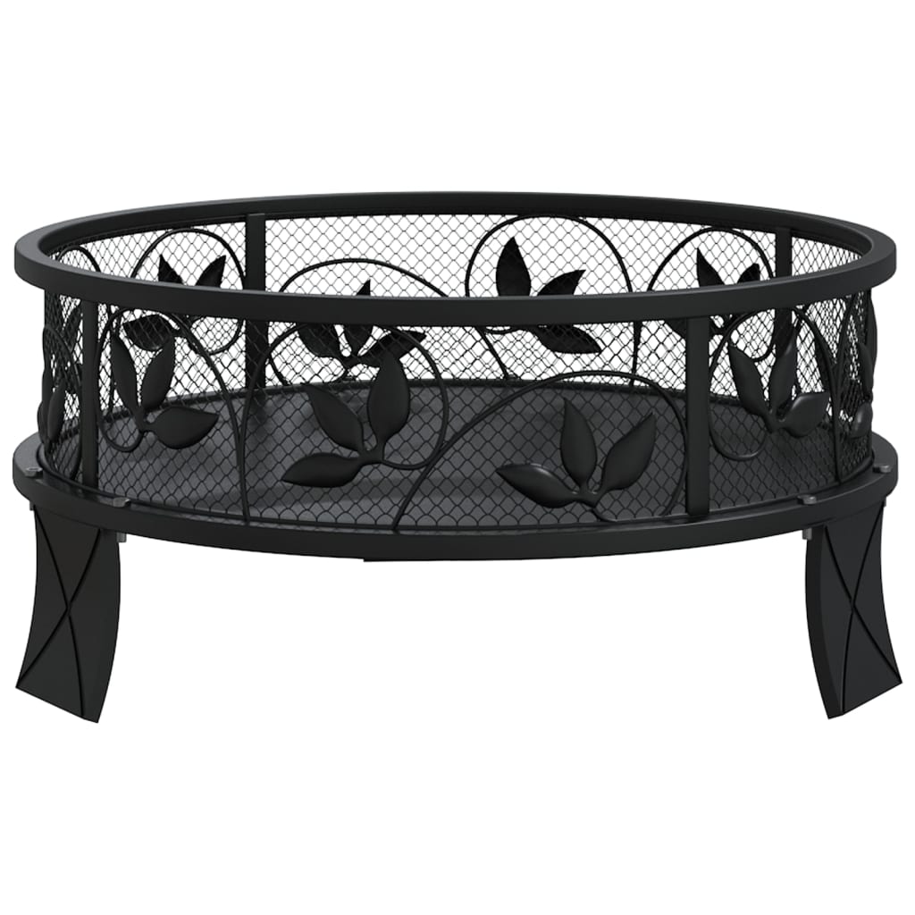 vidaXL Palenisko z pogrzebaczem, 50 cm, XXL, stal
