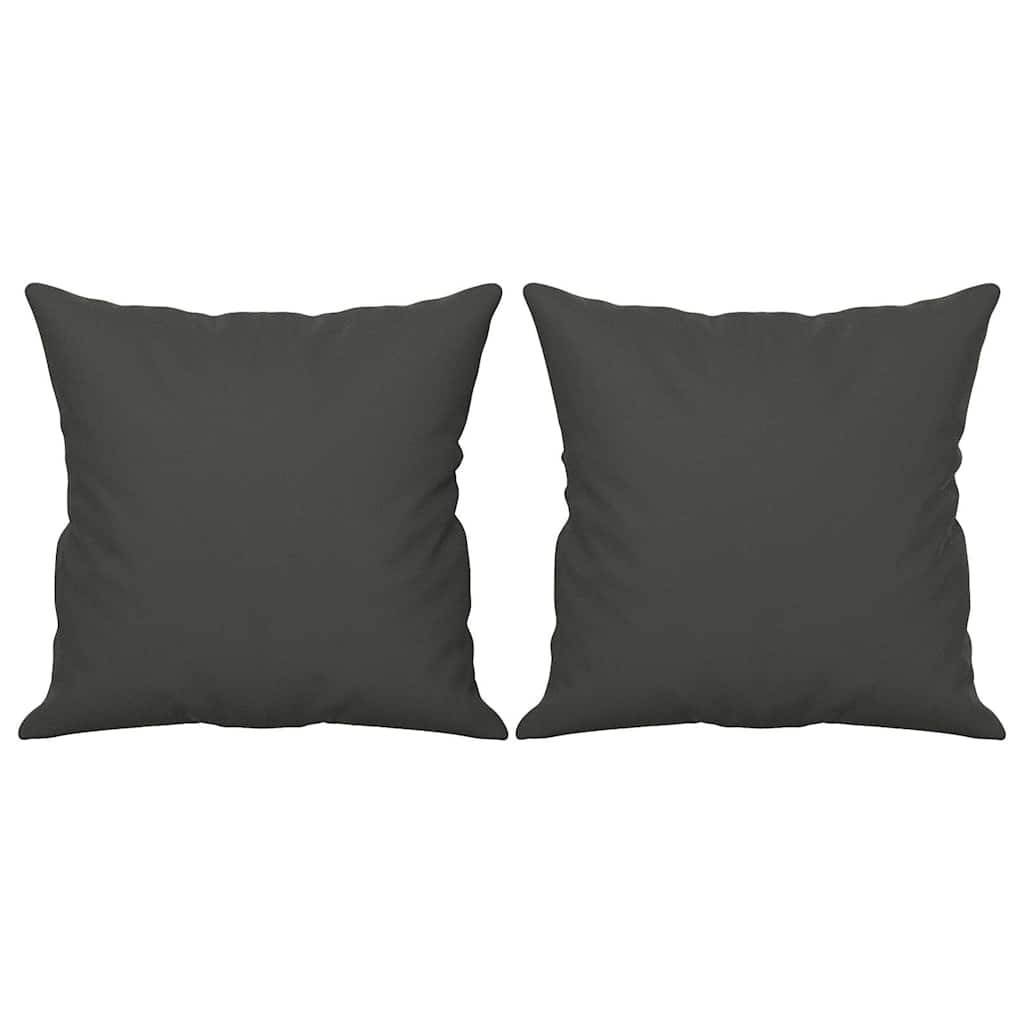 vidaXL 3-osobowa sofa z poduszkami, ciemnoszara, 210 cm, mikrofibra