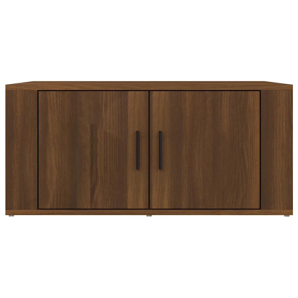 vidaXL Stolik kawowy, brązowy dąb, 80x50x36 cm materiał drewnopochodny