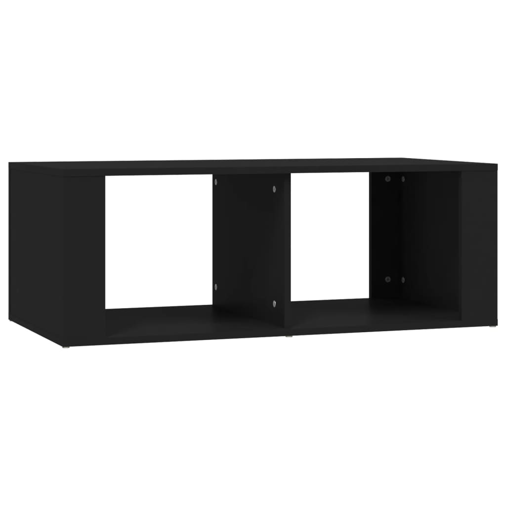 vidaXL Stolik kawowy, czarny 100x50x36 cm, materiał drewnopochodny