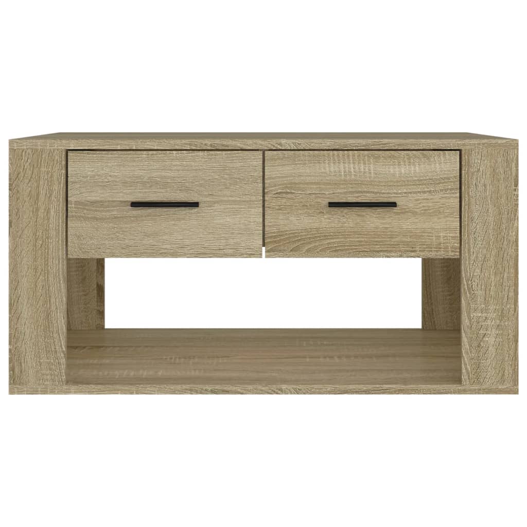 vidaXL Stolik kawowy, dąb sonoma 80x50x40 cm, materiał drewnopochodny