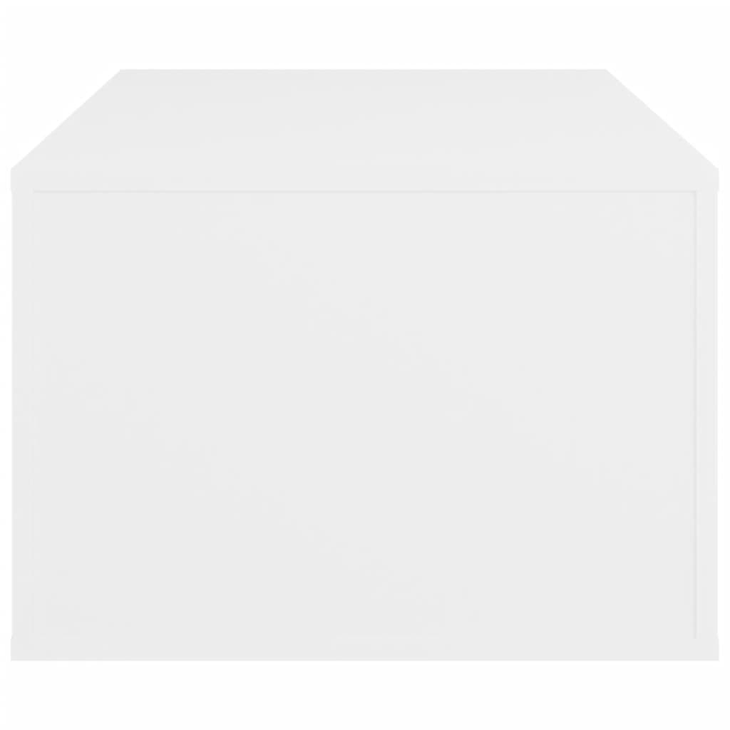 vidaXL Stolik kawowy, biały 100x50,5x35 cm, materiał drewnopochodny