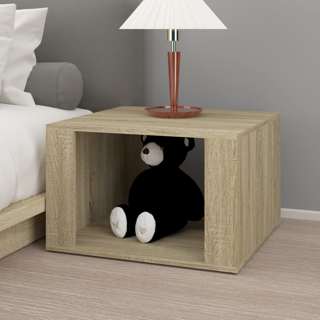 vidaXL Szafka nocna, dąb sonoma, 57x55x36 cm, materiał drewnopochodny