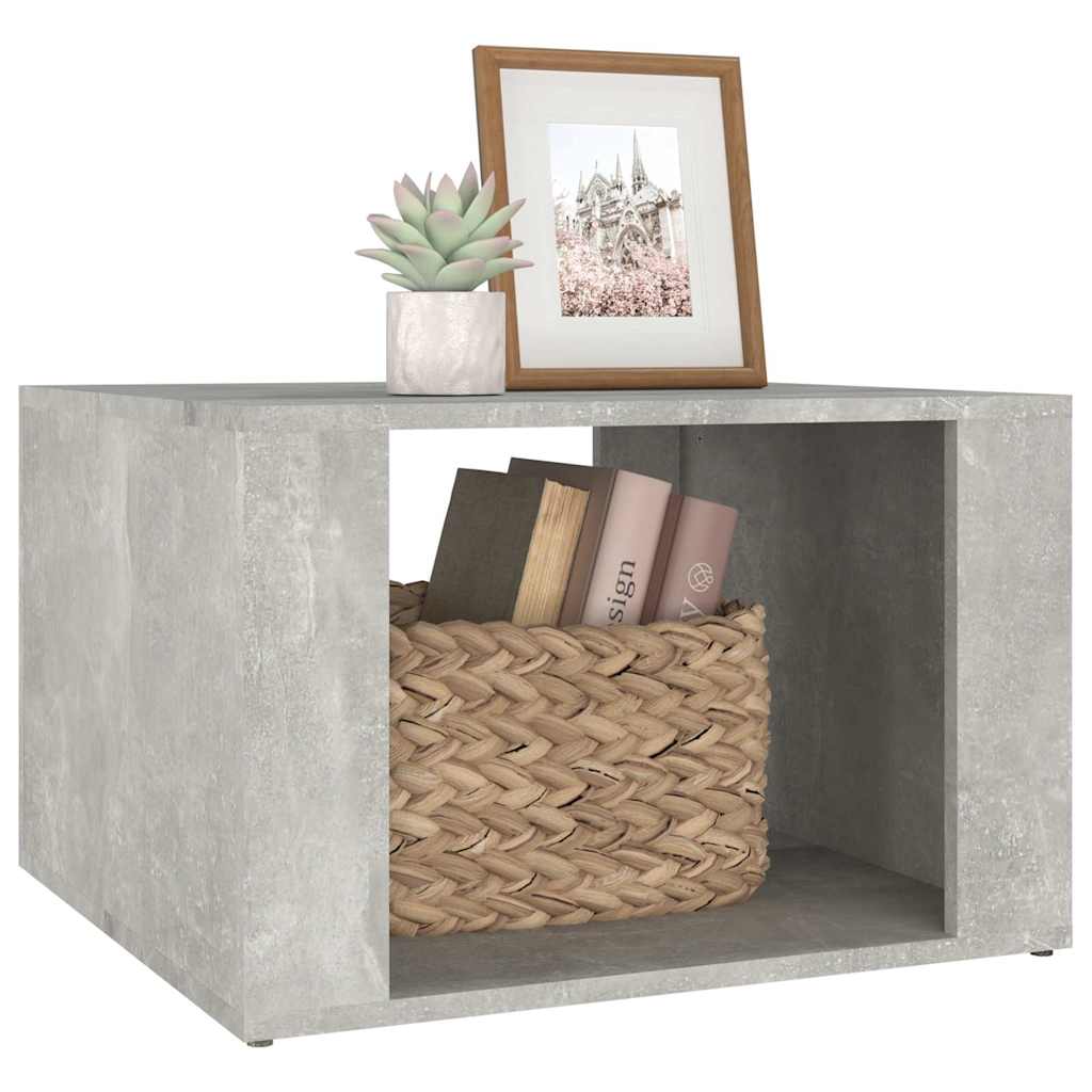 vidaXL Szafka nocna, szarość betonu, 57x55x36 cm