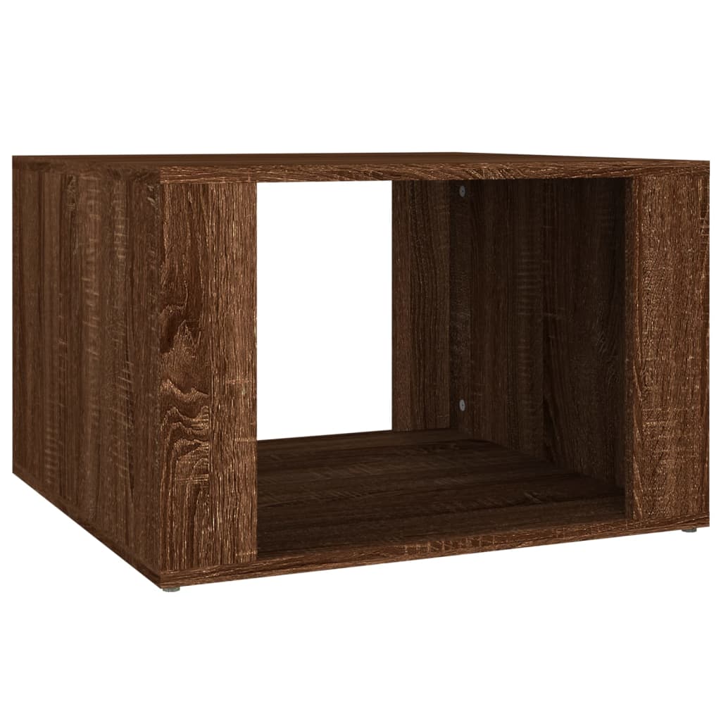 vidaXL Szafka nocna, brązowy dąb, 57x55x36 cm, materiał drewnopochodny
