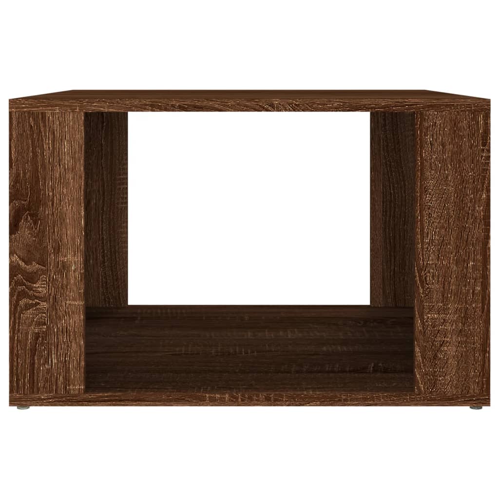 vidaXL Szafka nocna, brązowy dąb, 57x55x36 cm, materiał drewnopochodny