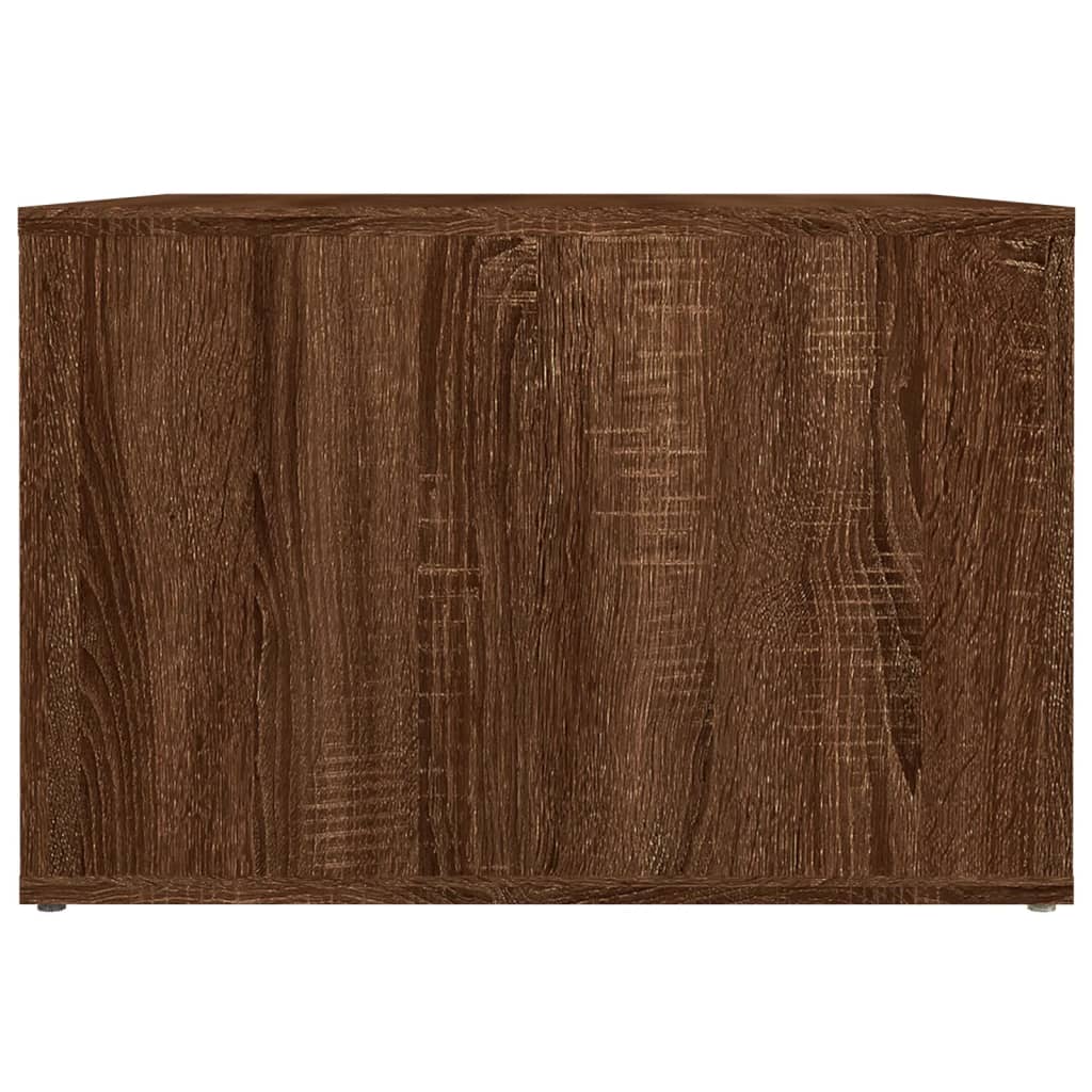 vidaXL Szafka nocna, brązowy dąb, 57x55x36 cm, materiał drewnopochodny