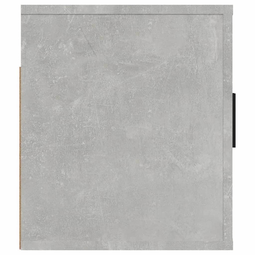vidaXL Wisząca szafka telewizyjna, szarość betonu, 80x34,5x40 cm