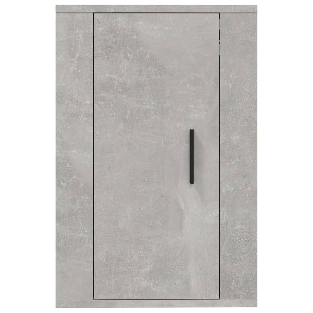 vidaXL Wisząca szafka telewizyjna, szarość betonu, 40x34,5x60 cm
