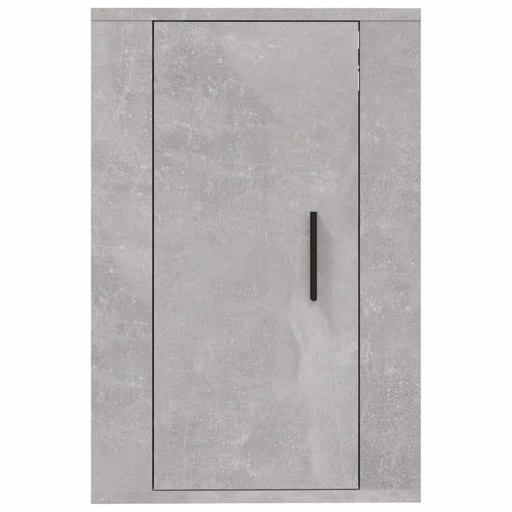 vidaXL Wiszące szafki TV, 2 szt., szarość betonu, 40x34,5x60 cm