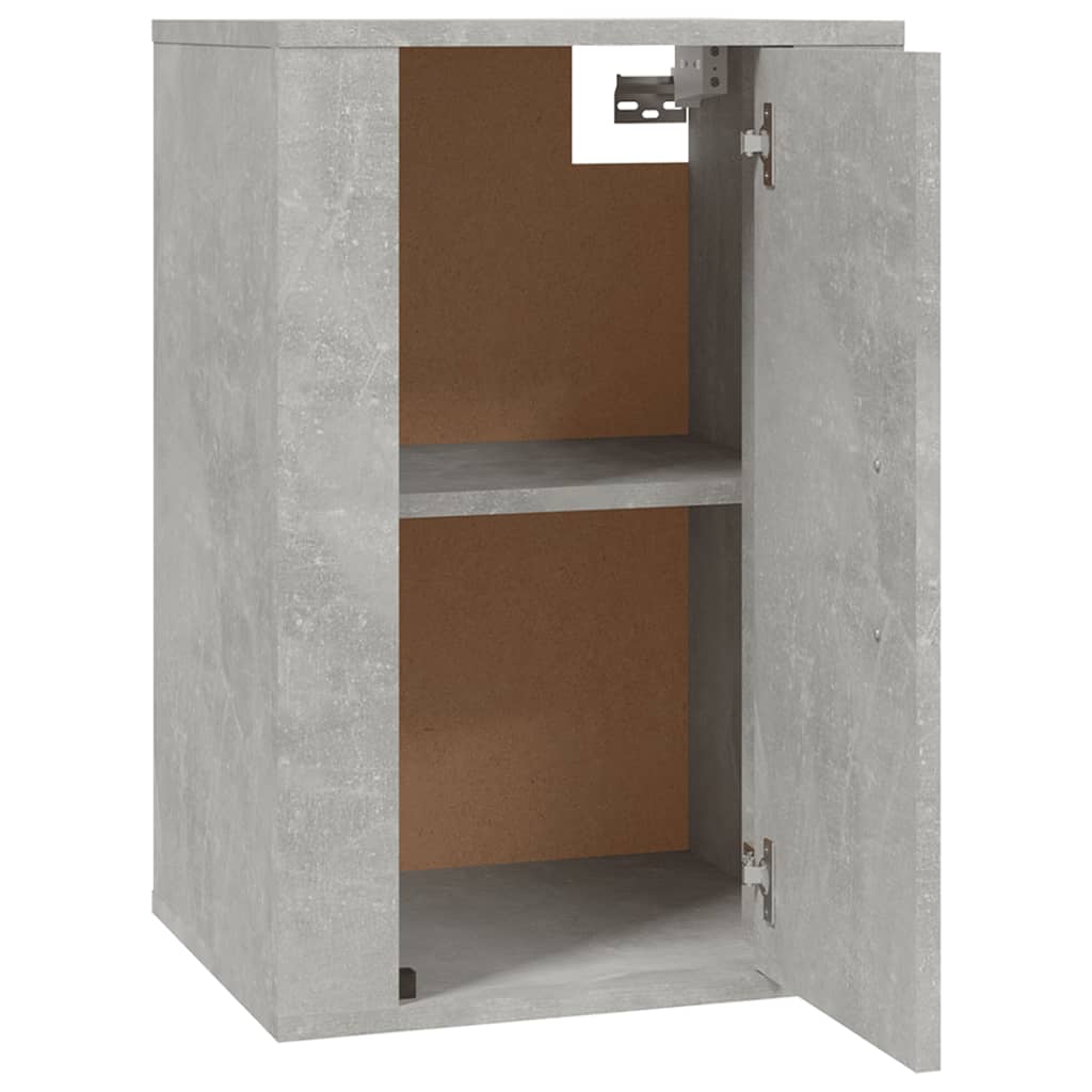 vidaXL Wiszące szafki TV, 2 szt., szarość betonu, 40x34,5x60 cm